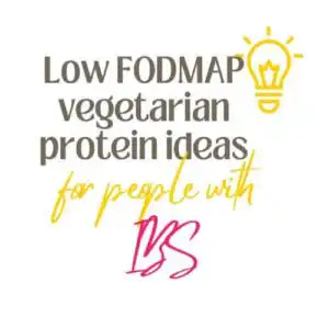 vegetarian low fodmap protein foods