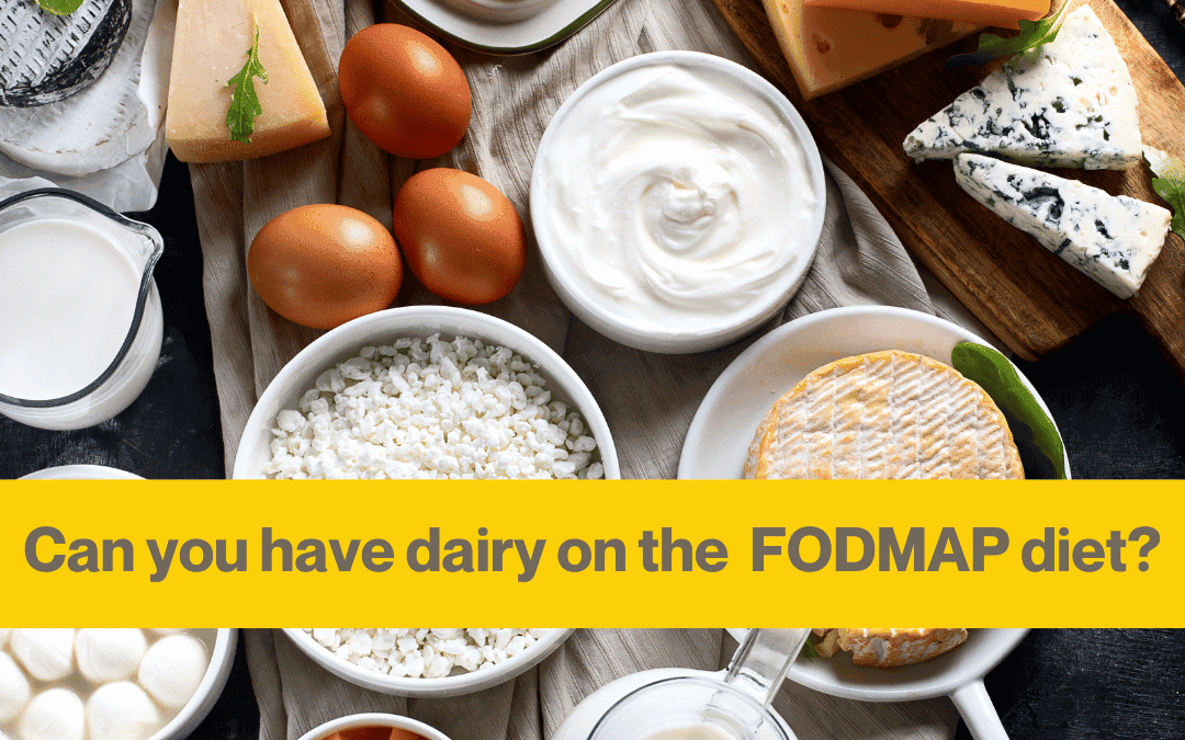 How does dairy fit into a low-FODMAP diet?