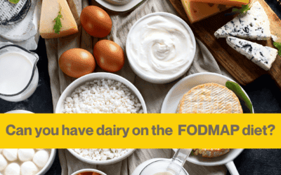 How does dairy fit into a low-FODMAP diet?