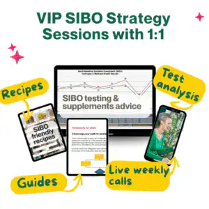 SIBO Strategy Sessions VIP - diet, supplements, testing