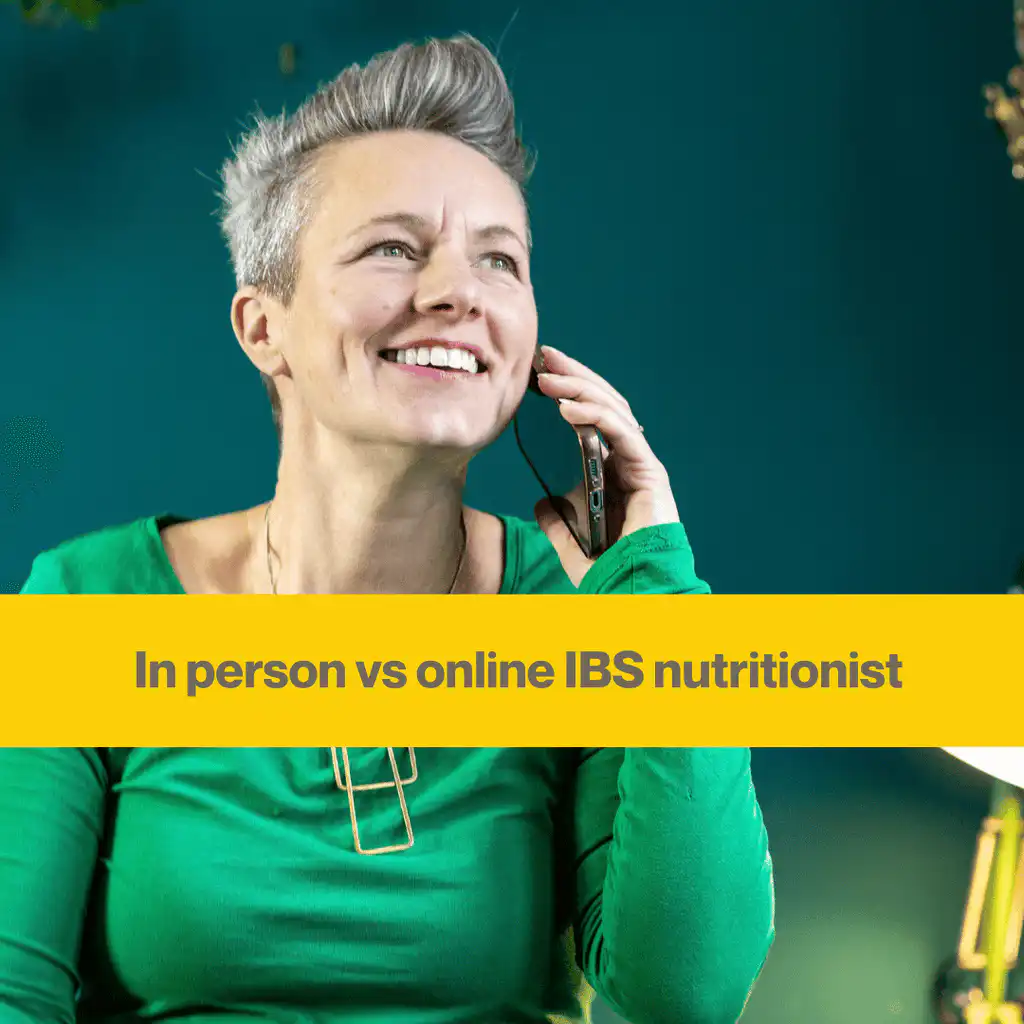 In person vs online IBS nutritionist 2 1